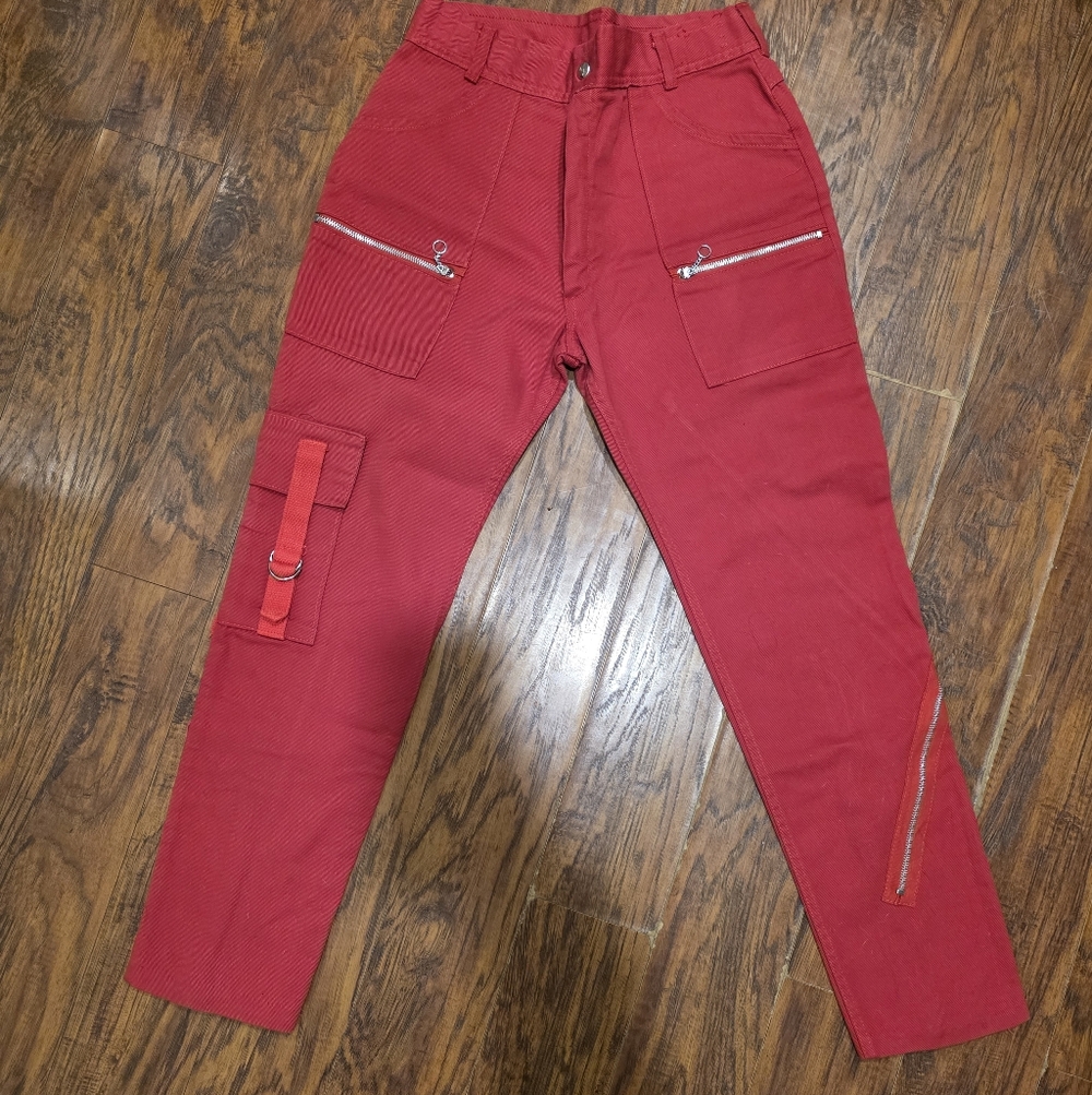 RARE Vintage Boy London Womens Cargo Pants sz small. - Picture 3 of 7